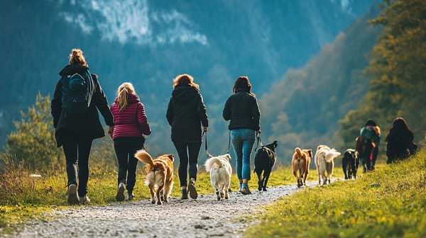 Pack walks: Helpful socialization tool or disaster in the making?